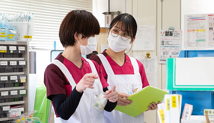 仕事の様子